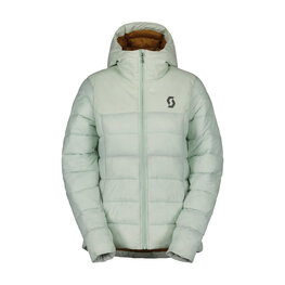 SCOTT Cyklistická zateplená bunda - INSULOFT WARM W - zelená/hnědá