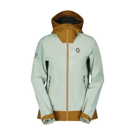 SCOTT voděodolná bunda - DRYO PRO 2.5L W - zelená/hnědá