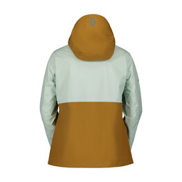 SCOTT voděodolná bunda - DRYO PRO 2.5L W - zelená/hnědá