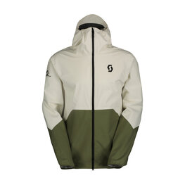 SCOTT voděodolná bunda - EXPLORAIR LIGHT DRYO 2.5L - bílá/zelená