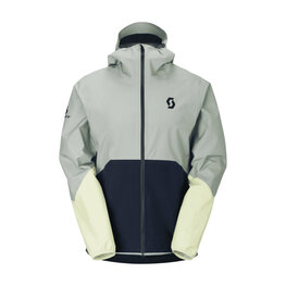 SCOTT voděodolná bunda - EXPLORAIR LIGHT DRYO 2.5L - šedá/modrá