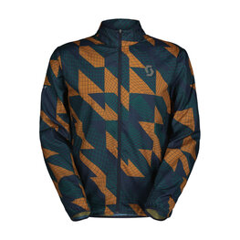 SCOTT Cyklistická větruodolná bunda - ENDURANCE TECH WB - modrá/hnědá