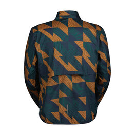 SCOTT Cyklistická větruodolná bunda - ENDURANCE TECH WB - modrá/hnědá