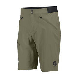 SCOTT Cyklistické kalhoty krátké bez laclu - EXPLORAIR LIGHT - zelená