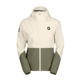 SCOTT voděodolná bunda - EXPLORAIR LIGHT DRYO 2.5L W - bílá/zelená