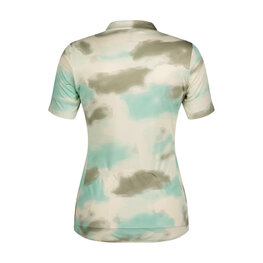 SCOTT Cyklistický dres s krátkým rukávem - ENDURANCE 10 W - bílá/zelená