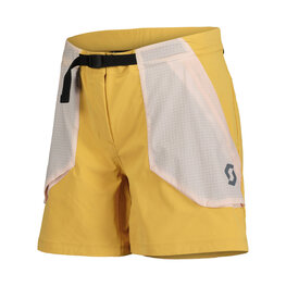 SCOTT Cyklistické kalhoty krátké bez laclu - EXPLORAIR ESCAPE W - béžová/růžová