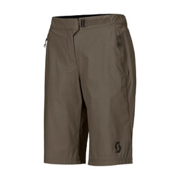 SCOTT Cyklistické kalhoty krátké bez laclu - TRAIL VERTIC W/PAD W - zelená