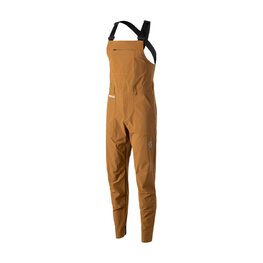 SCOTT Cyklistické kalhoty dlouhé s laclem - SCO BIB PANTS M'S TRAIL TUNED - hnědá