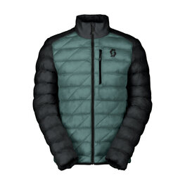 SCOTT Cyklistická větruodolná bunda - INSULOFT TECH PL - modrá/černá