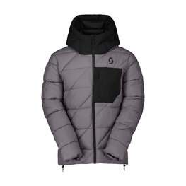 SCOTT Cyklistická zateplená bunda - INSULOFT WARM - šedá/černá