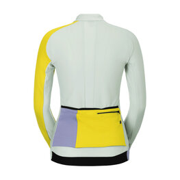 SCOTT Cyklistická větruodolná bunda - RC PRO WARM GTX WS-REMIX W - zelená/žlutá/modrá