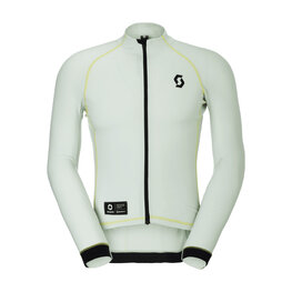 SCOTT Cyklistický dres s dlouhým rukávem zimní - RC PRO WARM REMIX - zelená