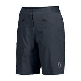 SCOTT Cyklistické kalhoty krátké bez laclu - EXPLORAIR LIGHT W - modrá