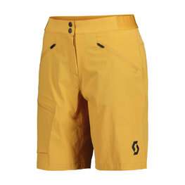 SCOTT Cyklistické kalhoty krátké bez laclu - EXPLORAIR LIGHT W - béžová
