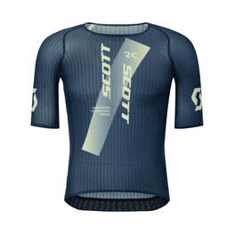 SCOTT Cyklistický dres s krátkým rukávem - RC ULTD SL - modrá
