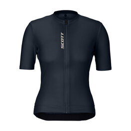 SCOTT Cyklistický dres s krátkým rukávem - PRO W - modrá