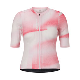 SCOTT Cyklistický dres s krátkým rukávem - PRO SL W - růžová/bílá
