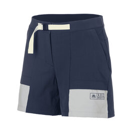 SCOTT Cyklistické kalhoty krátké bez laclu - EXPLORAIR ESCAPE W - modrá/šedá