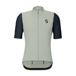 SCOTT Cyklistický dres s krátkým rukávem - ENDURANCE - šedá/modrá