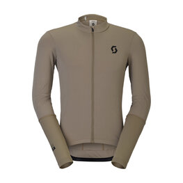 SCOTT Cyklistický dres s dlouhým rukávem letní - ENDURANCE - béžová