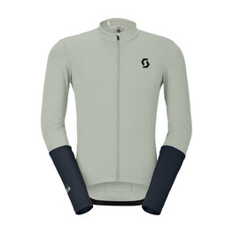 SCOTT Cyklistický dres s dlouhým rukávem letní - ENDURANCE - šedá/modrá