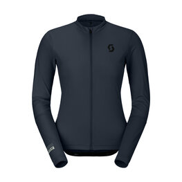 SCOTT Cyklistický dres s dlouhým rukávem letní - ENDURANCE W - modrá