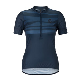 SCOTT Cyklistický dres s krátkým rukávem - ENDURANCE LT W - modrá
