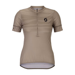 SCOTT Cyklistický dres s krátkým rukávem - ENDURANCE LT W - šedá