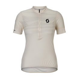 SCOTT Cyklistický dres s krátkým rukávem - ENDURANCE LT W - bílá