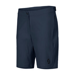 SCOTT Cyklistické kalhoty krátké bez laclu - VERTIC LT W/PAD W - modrá