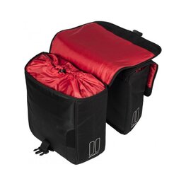 BASIL Cyklistická taška - SPORT DESIGN-DOUBLE BAG - černá