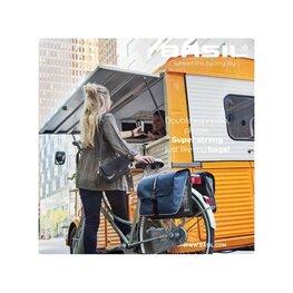 BASIL Cyklistická taška - FORTE BOUBLE BAG - modrá