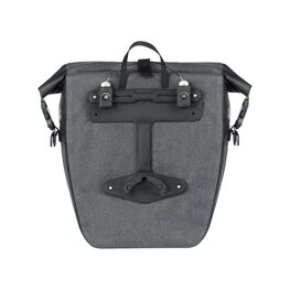 BASIL Cyklistická taška - NAVIGATOR STORM MIK SIDE L - šedá/černá