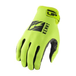 KENNY Cyklistické rukavice dlouhoprsté - GLOVES UP 24 - žlutá