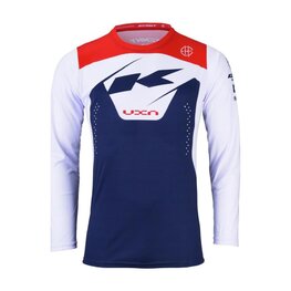 KENNY Cyklistický dres s dlouhým rukávem letní - ELITE KID 24 - modrá