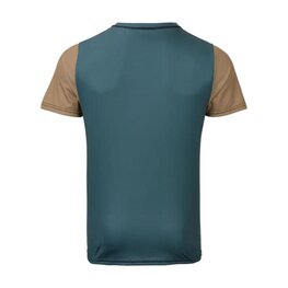 KENNY Cyklistický dres s krátkým rukávem - PATROL - zelená/hnědá