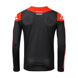 KENNY Cyklistický dres s dlouhým rukávem letní - PROLIGHT - černá/červená
