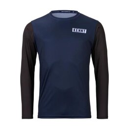 KENNY Cyklistický dres s dlouhým rukávem letní - CHARGER ELITE - modrá/černá