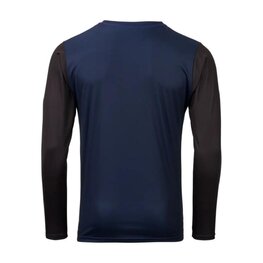 KENNY Cyklistický dres s dlouhým rukávem letní - CHARGER ELITE - modrá/černá