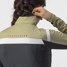 CASTELLI Cyklistická zateplená bunda - ALPHA ROS 2 W LIGHT - světle zelená