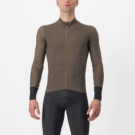 CASTELLI Cyklistický dres s dlouhým rukávem zimní - FLIGHT LS AIR - zelená