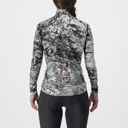CASTELLI Cyklistická zateplená bunda - UNLIMITED PERFETTO ROS 2 W - bílá/šedá