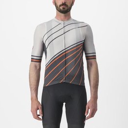 CASTELLI Cyklistický dres s krátkým rukávem - SPEED STRADA - šedá