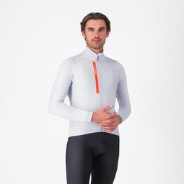 CASTELLI Cyklistický dres s dlouhým rukávem zimní - ENTRATA THERMAL - stříbrná