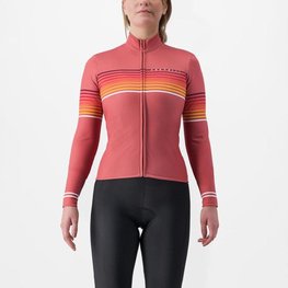 CASTELLI Cyklistický dres s dlouhým rukávem zimní - OTTANTA - červená