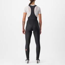 CASTELLI Cyklistické kalhoty dlouhé s laclem - ENTRATA W - černá
