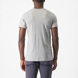 CASTELLI Cyklistické triko s krátkým rukávem - CLASSICO - šedá