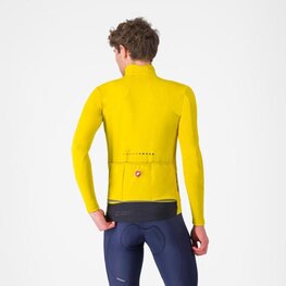 CASTELLI Cyklistická zateplená bunda - PERFETTO AIR - žlutá