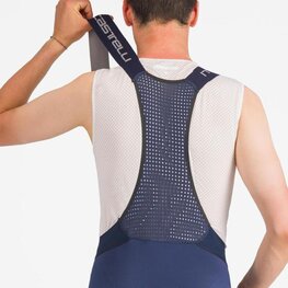 CASTELLI Cyklistické kalhoty krátké s laclem - PREMIO EVO - modrá
